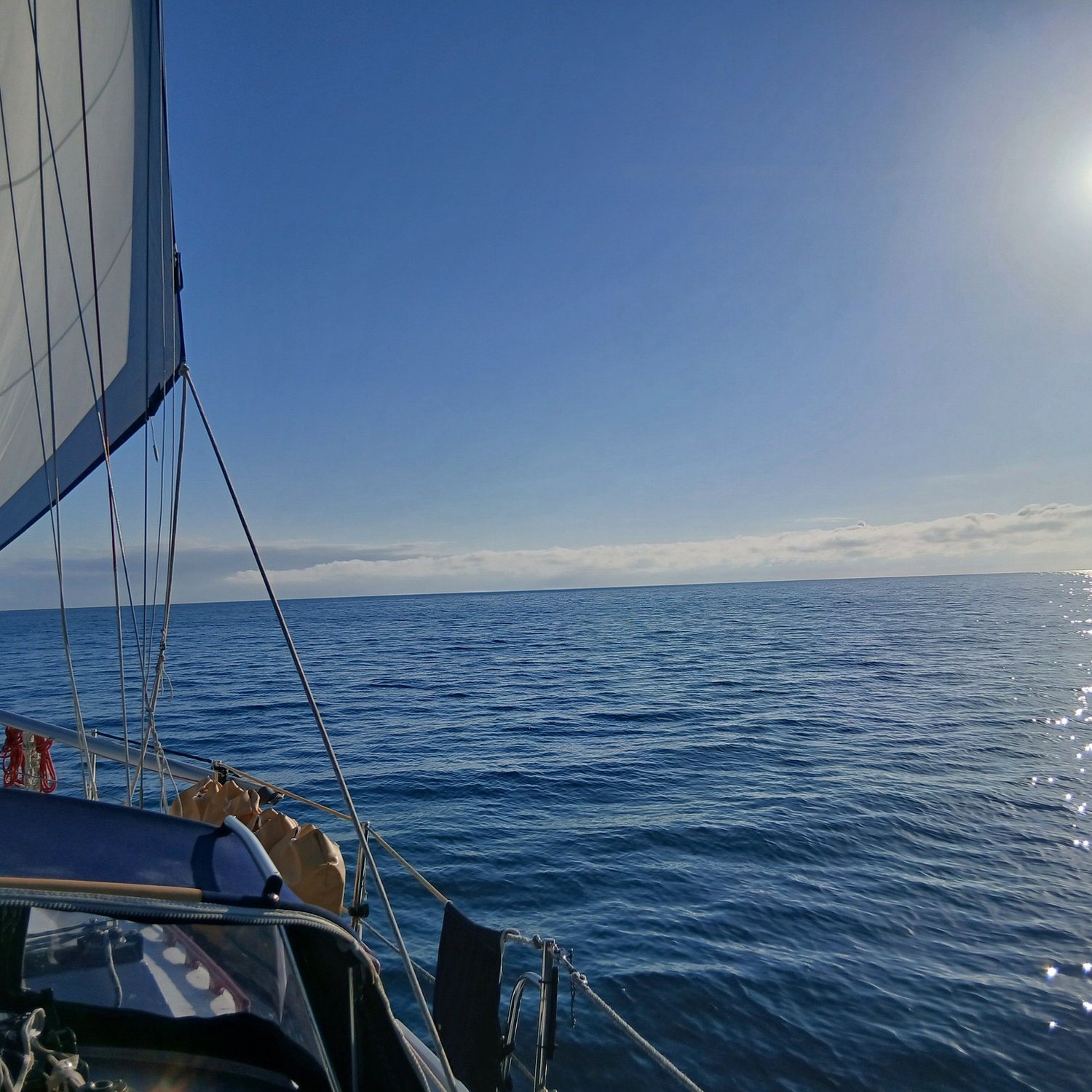 SV Walkabout under sail